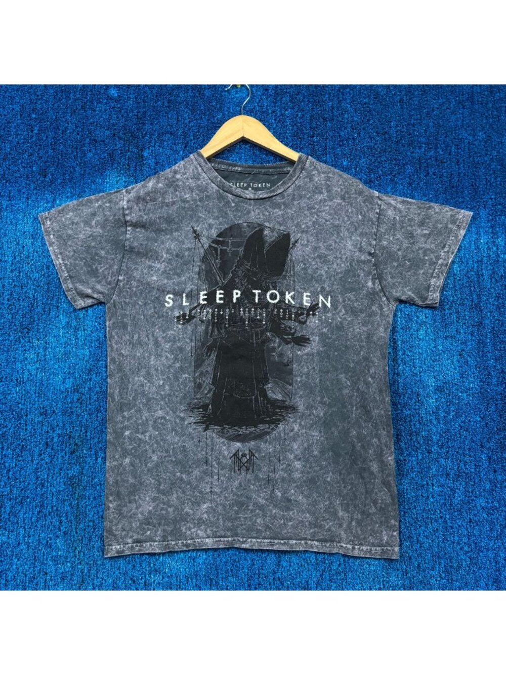 Sleep Token “Take Me Back to Eden” Rock Band Mineral Wash Graphic T-Shirt Size M
